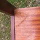 Pair of scandinavian vintage wood bedside tables