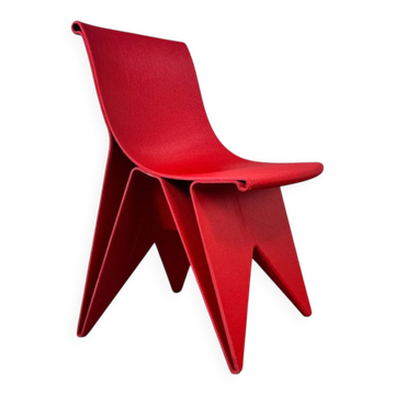 Chaise imprimée au style moderne futuriste et infini attribuée à Dirk van de Kooij, années 2000.