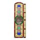Large Colorful Stained-Glass Medallion