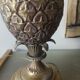 Lampe ananas en laiton doré