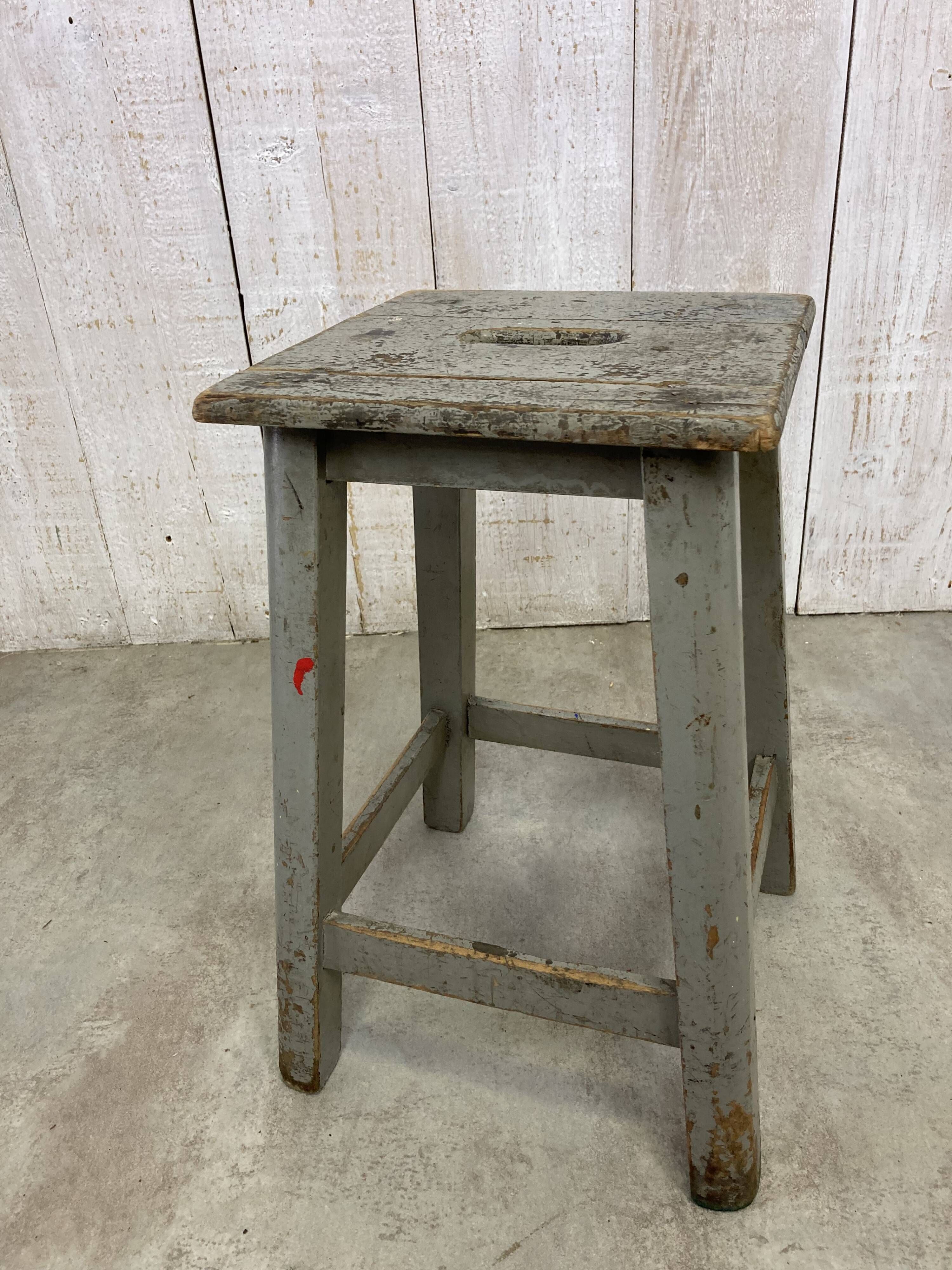 Stool and workshop step ladder set