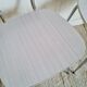 Paire de chaises en formica blanc et rayures