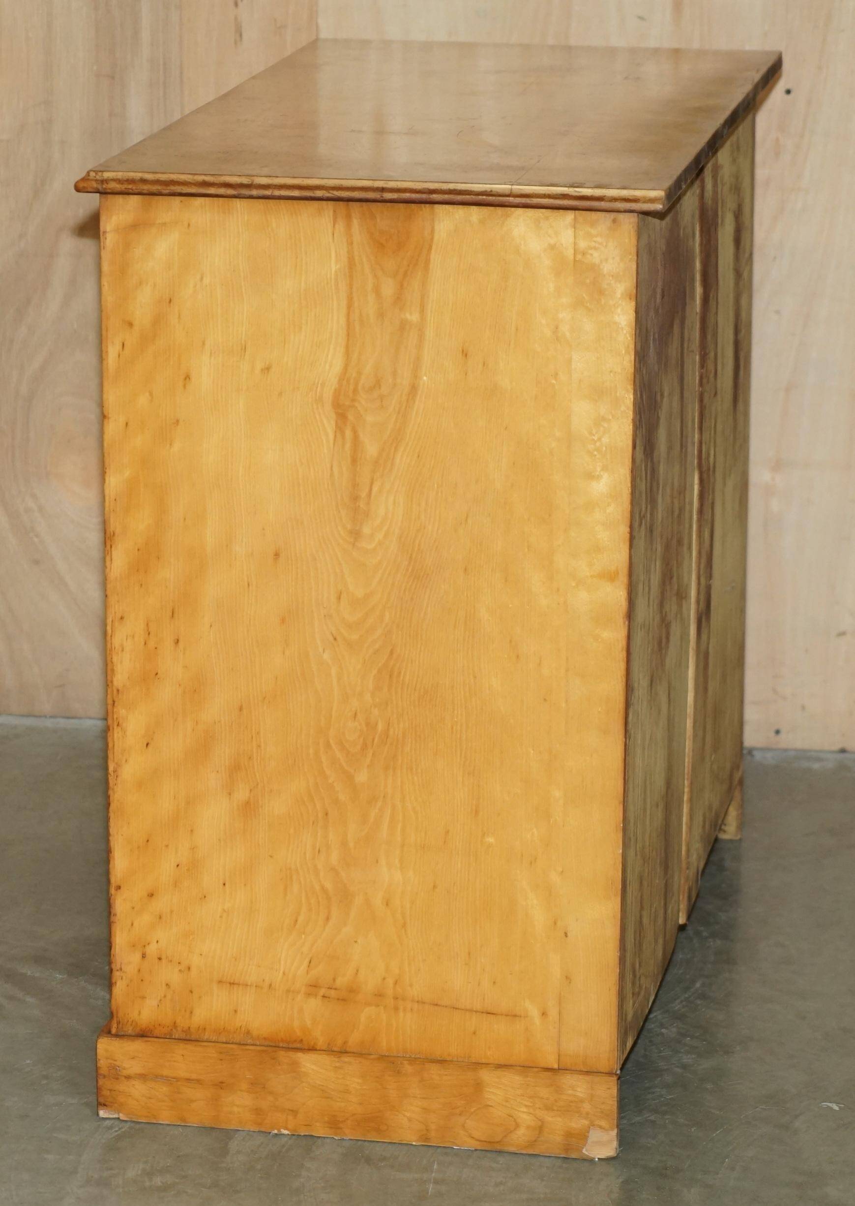 Victorian Commode in Satin Birch by Holland & Sons 1880