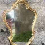 Louis XV style gilded mirror