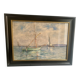 Vintage Oil Painting – Sailboats on the Sea