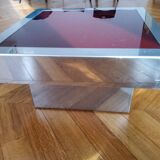 Annees 70 carree coffee table