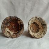 Old terracotta sap pots