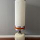 Cracked ceramic floor lamp