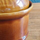 Terrine Vintage Tête de Sanglier en Céramique, Plat de Service Gibier