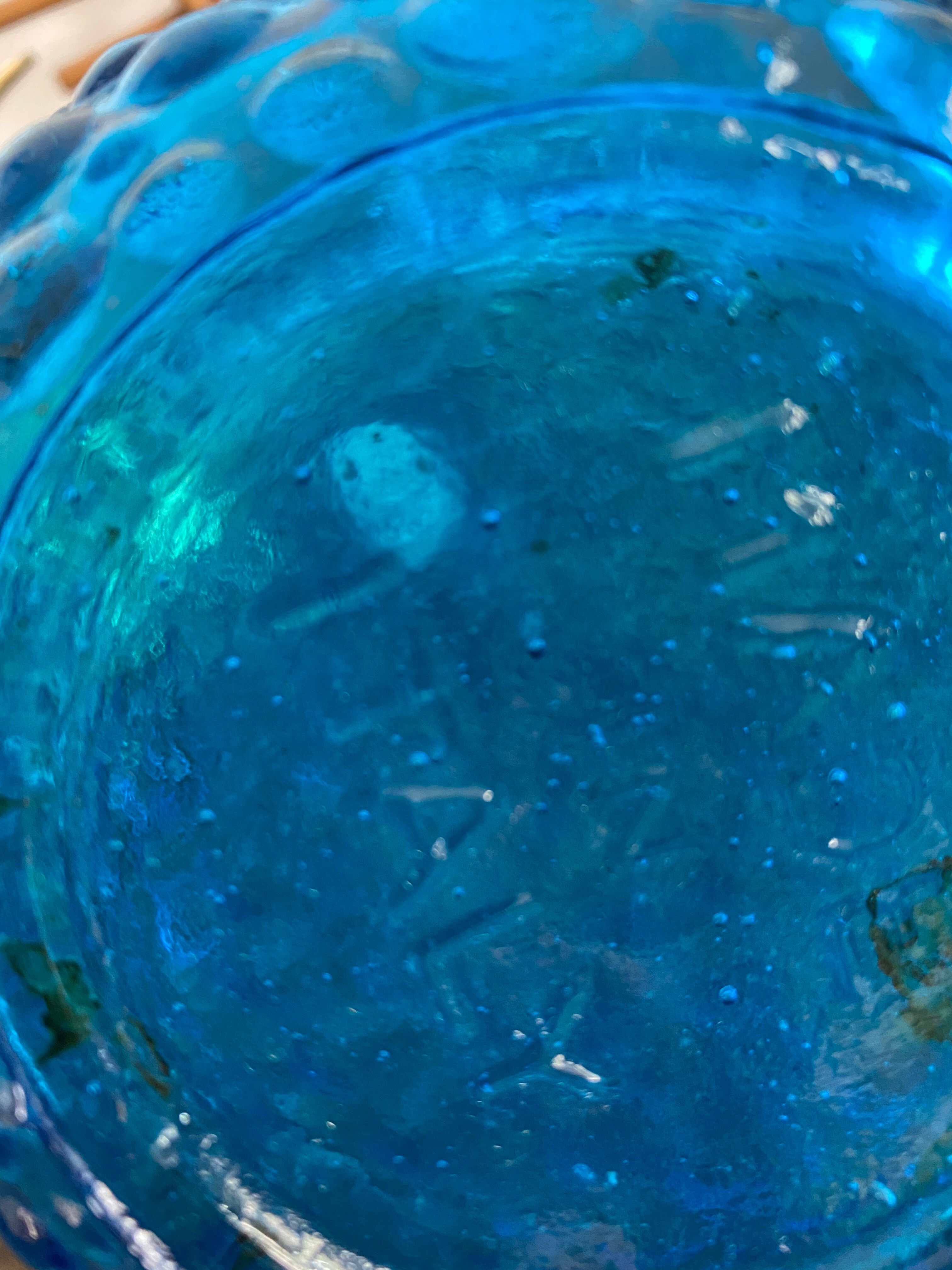Carafe Empoli bleue turquoise