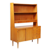 Vintage teak library with drop-down secretary, 1960s