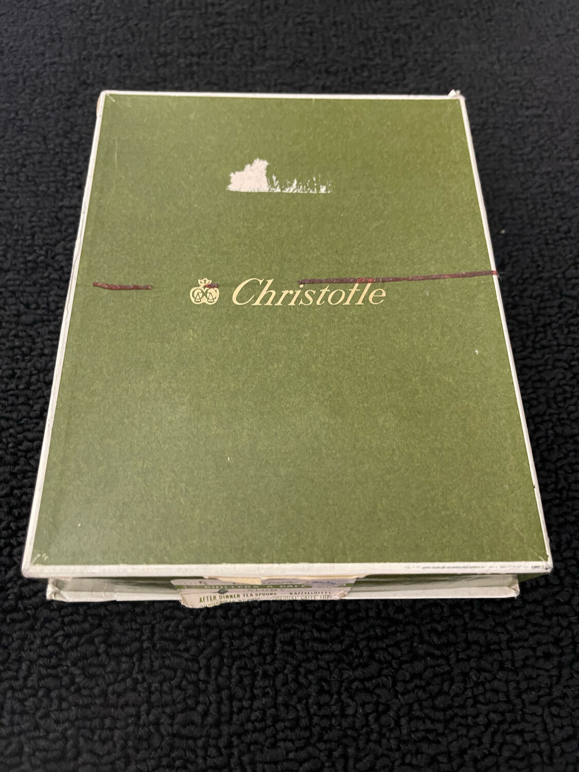 Christofle cluny 6 teaspoon new 13.5 cm