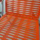 Vintage orange foldable garden armchair Kurz Design (3 armchairs available)