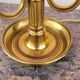 Empire style hot water bottle lamp in bronze