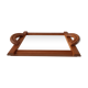 Art Deco mirror top in beech wood 30s