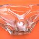 1970s Fruit bowl / Centrepiece transparent glass