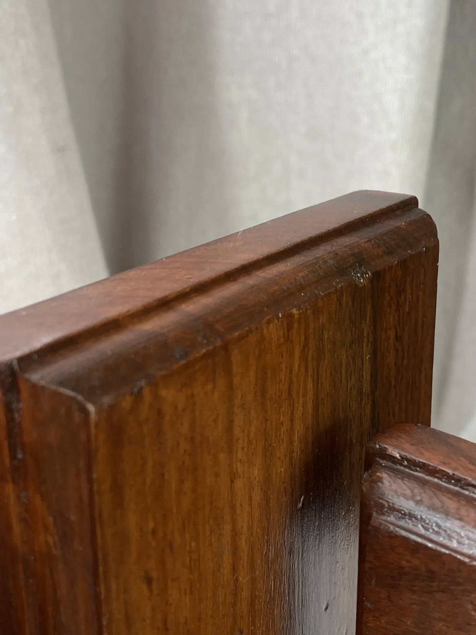 Pair of bookends, solid wood photo frames