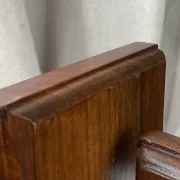 Pair of bookends, solid wood photo frames