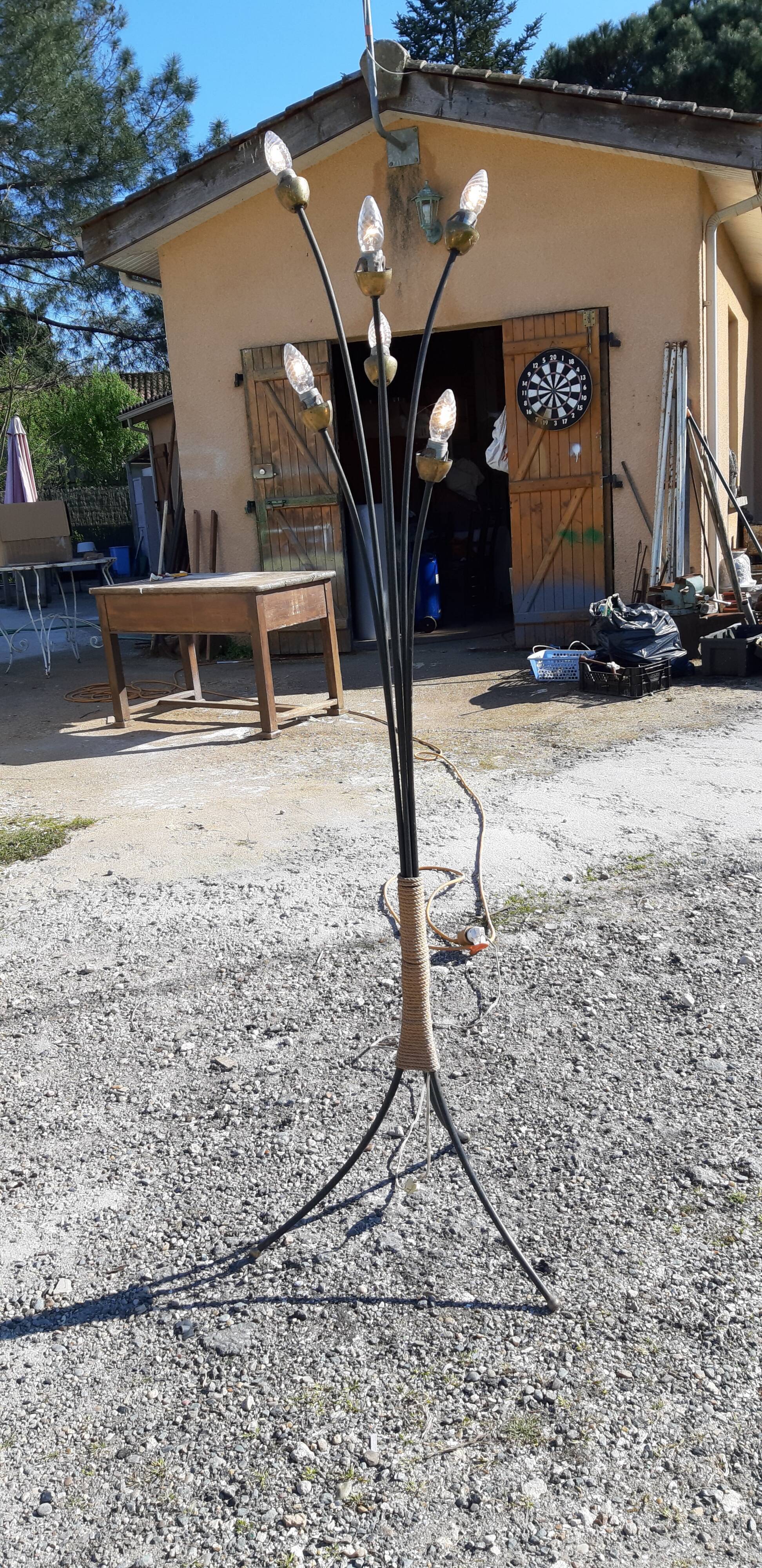 Vintage Lamp 6 Branches