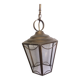 Brass and glass lantern