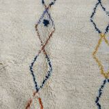 Handmade wool rug Morocco 3 x 2 m