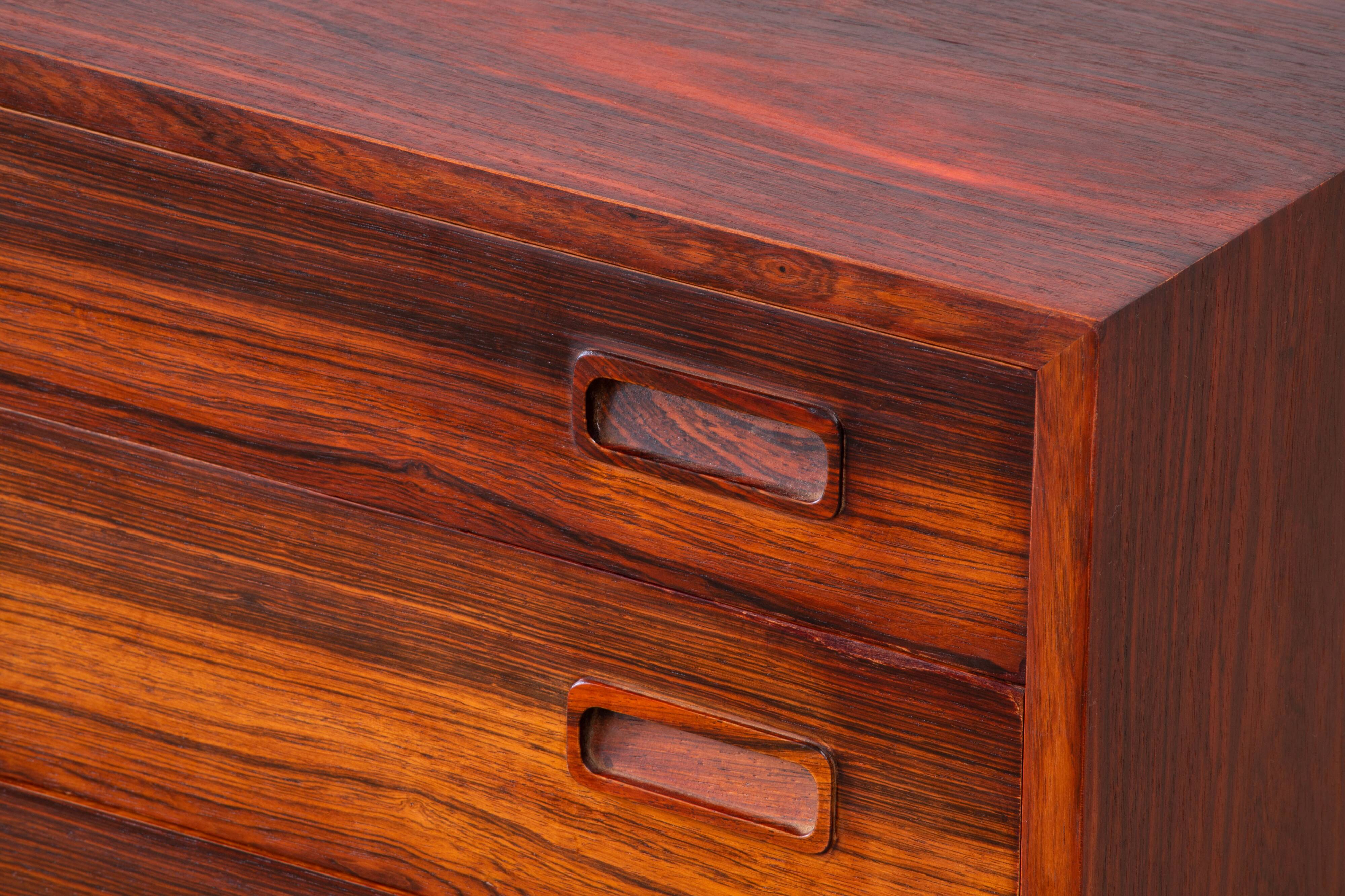 Scandinavian rosewood dresser by Kai Kristiansen
