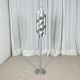 Brushed aluminium floor lamp, Space Age style, 1970s