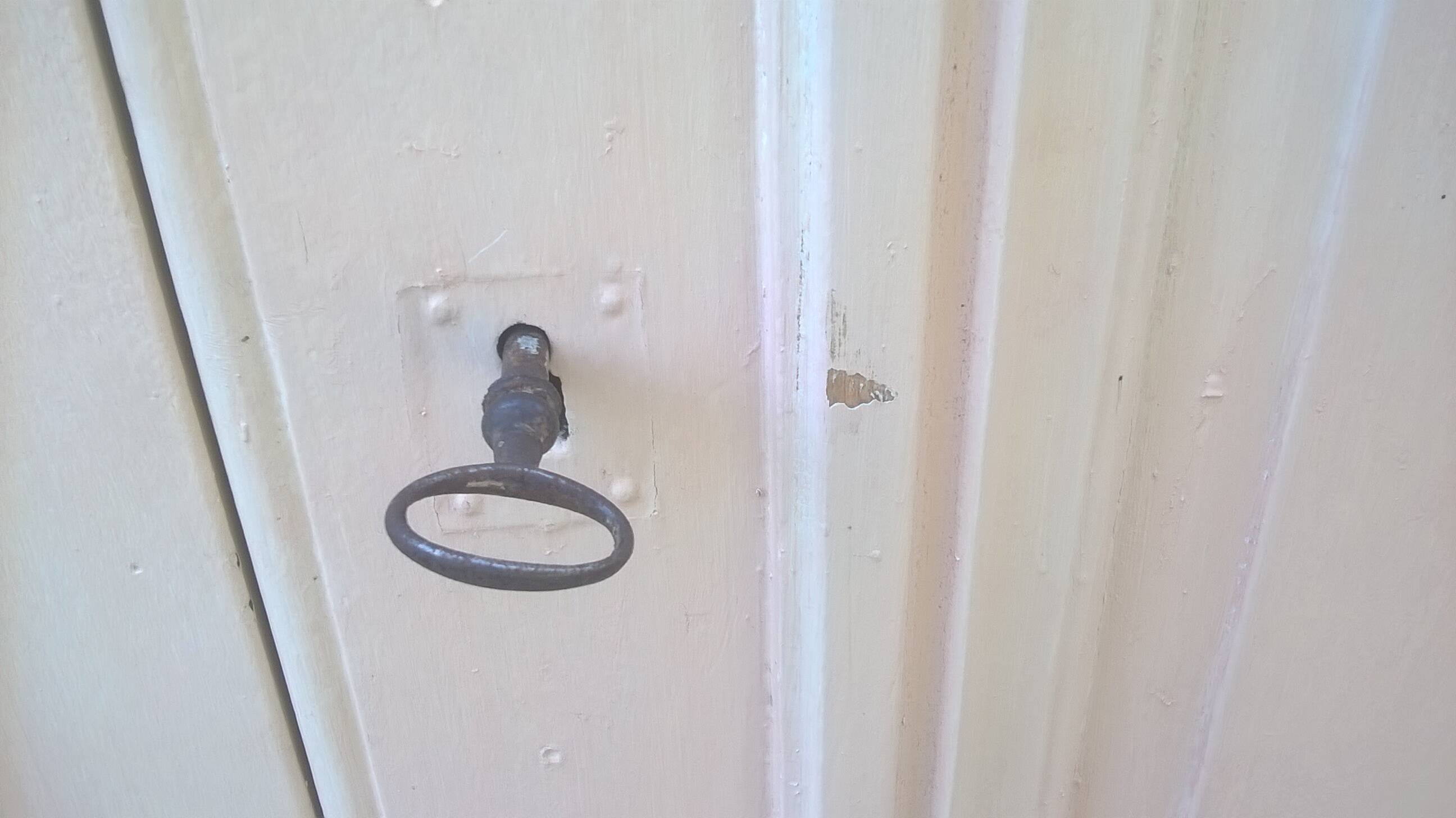 Set of large double doors for old molded cupboards