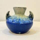 Vase with handles vintage alpho art deco ceramic alphonse mouton vintage