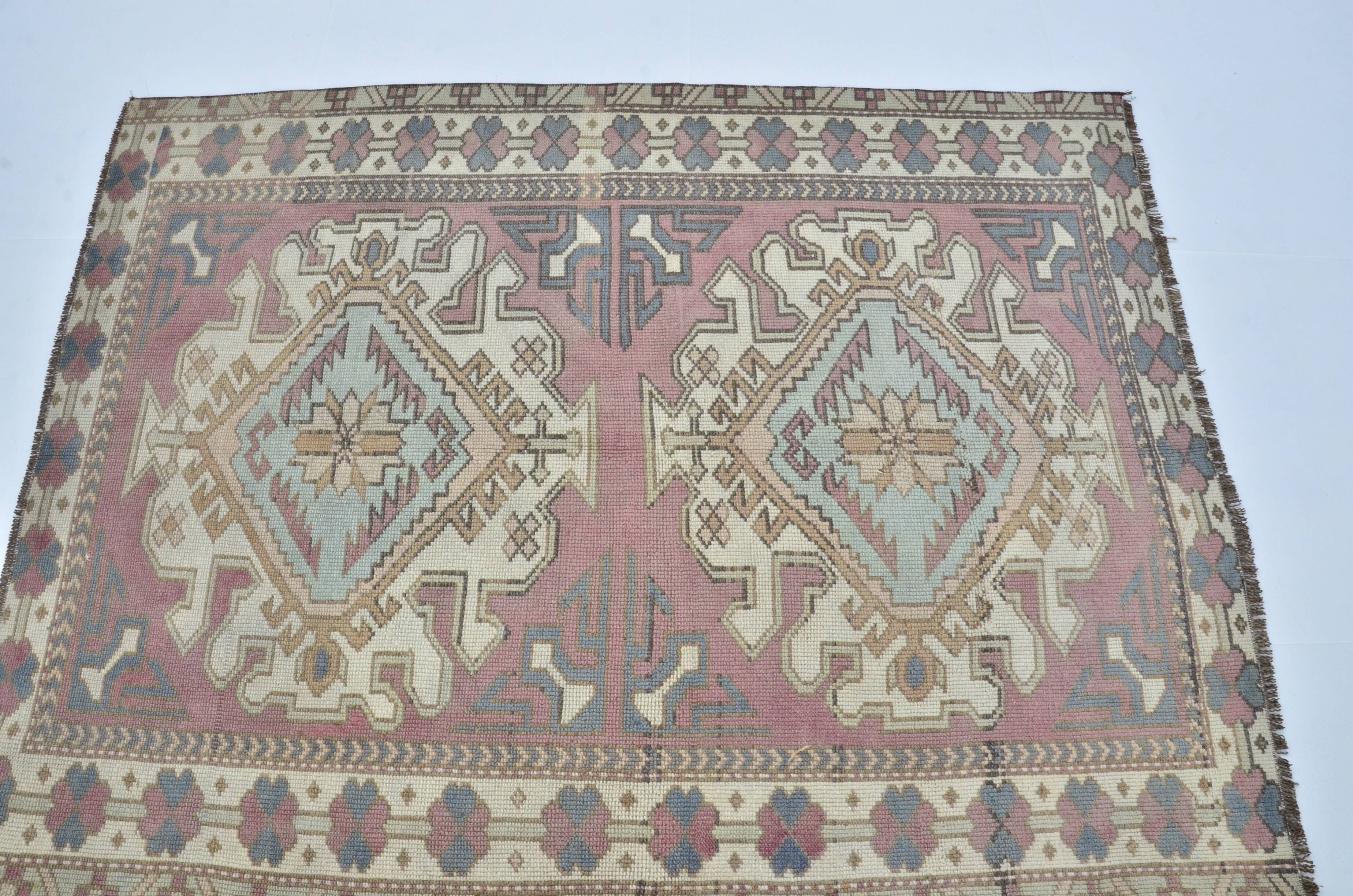 Oushak Vintage Handknotted Wool Rug sku 3438