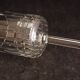 Service of 6 crystal water glasses from Vannes Sèvres model Nancy style
