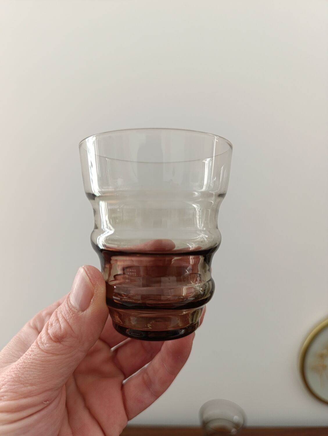 Service à Boisson Vintage Prestige XL - Verre Fumé Ambré Années 60/70