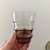 Service à Boisson Vintage Prestige XL - Verre Fumé Ambré Années 60/70