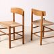 6 chaises J39 de Børge Mogensen en chêne, 1963