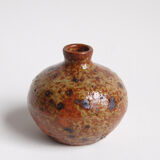 Vintage stoneware ball vase