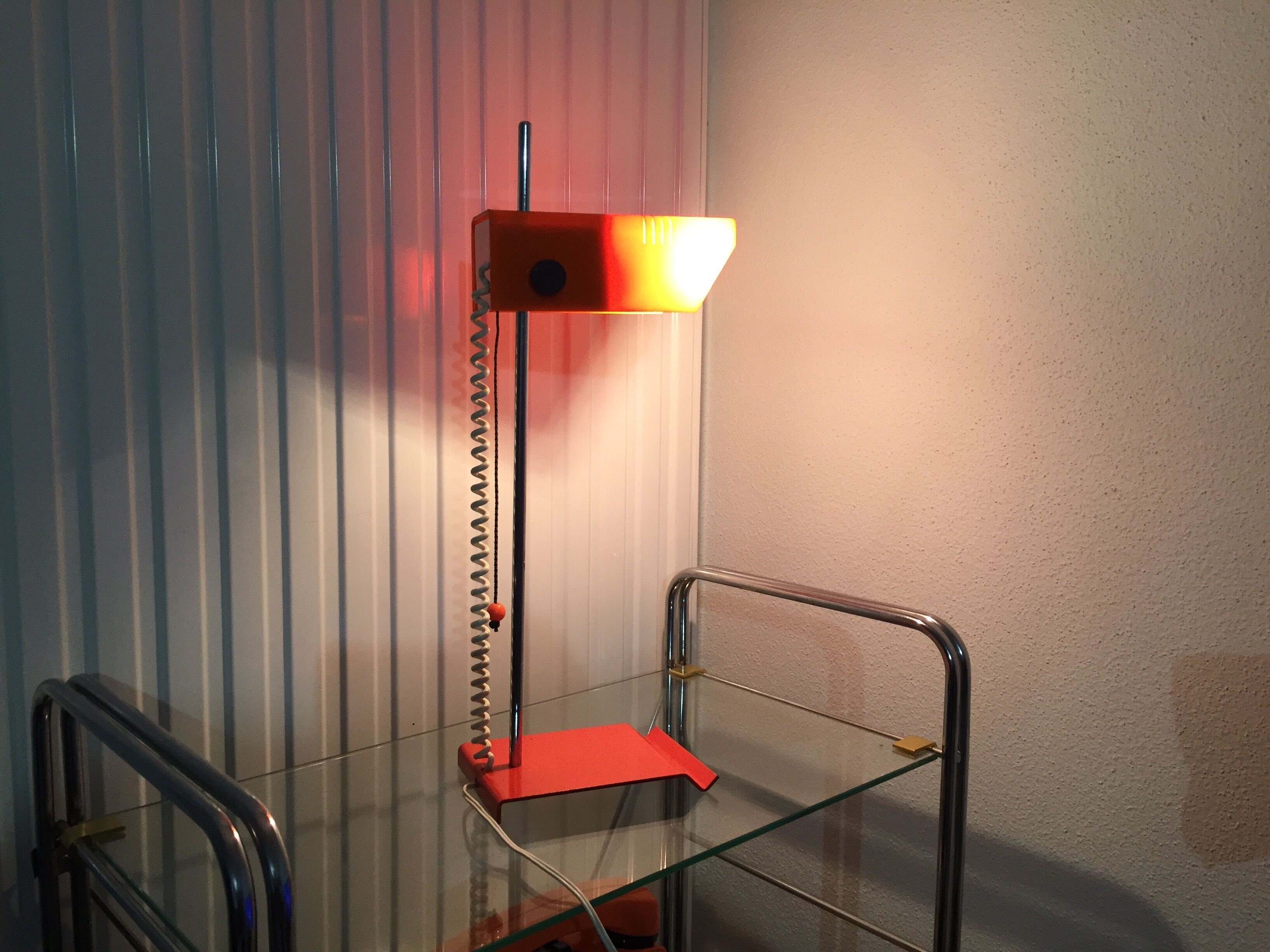 Vintage space age lamp the 1970