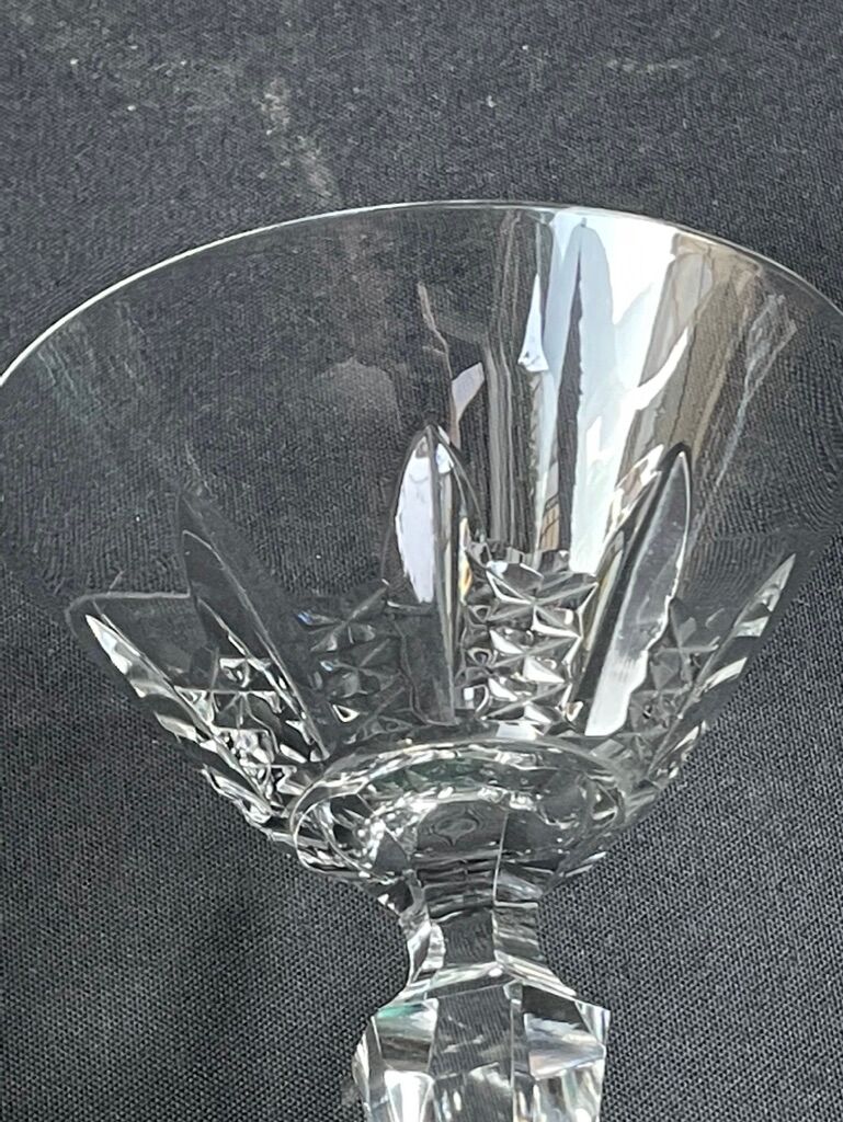 2 champagne glasses stamped Baccarat - Service Austerlitz