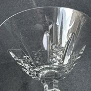 2 champagne glasses stamped Baccarat - Service Austerlitz