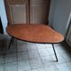 Table basse de forme haricot des années 50-60