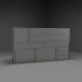 Rare 'Kaidan' cabinet by Kazuhide Takahama for Gavina, Italy 1960s