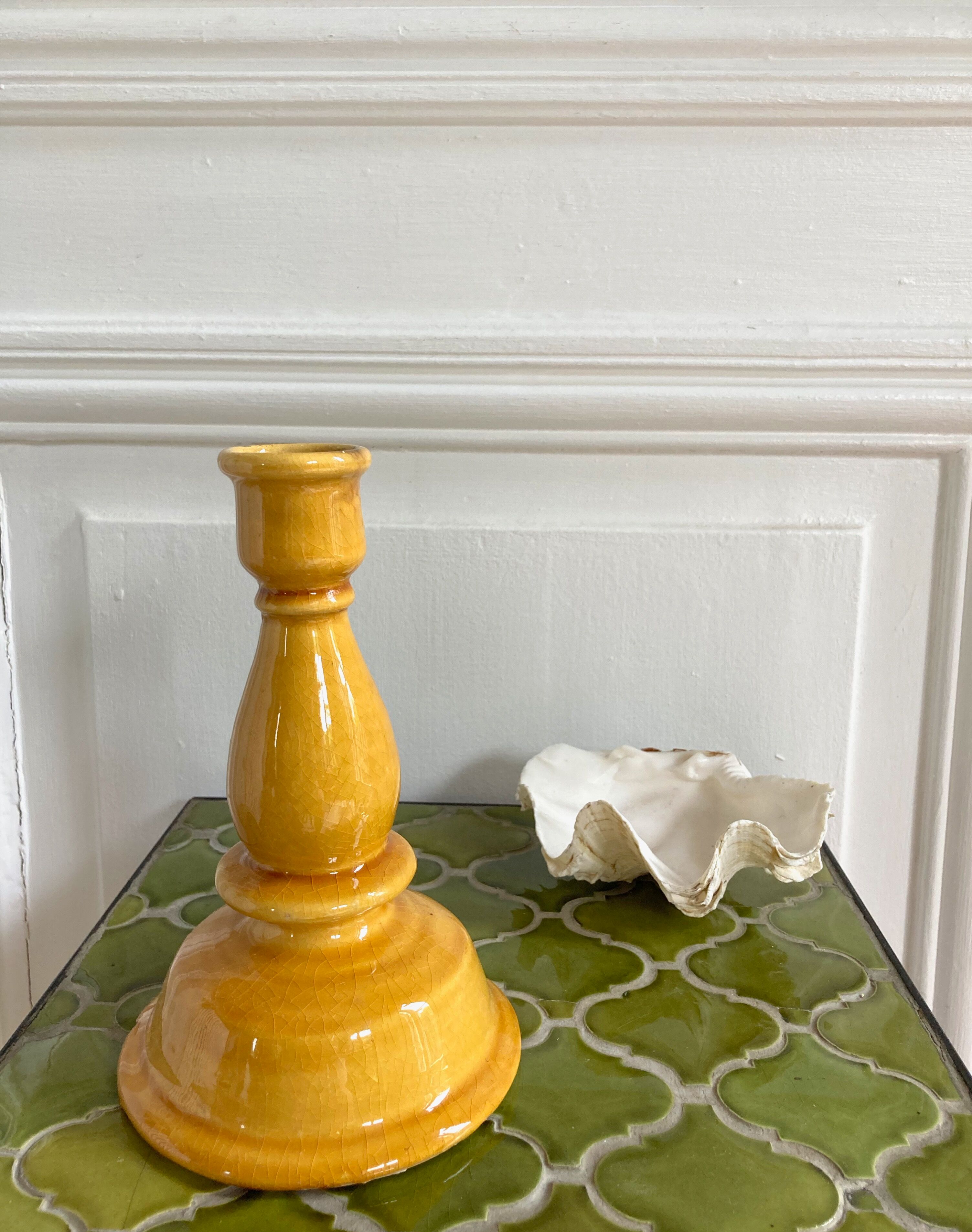 Ceramic candle holder