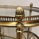 Oval brass trolley from Maison Baguès.