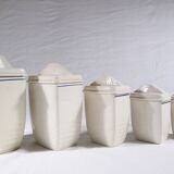 5 K & G Lunéville spice jars