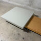 Jeu de 2 tables basses design Molteni&C, bois clair et laqué gris p