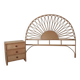 Rattan headboard