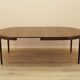 Round rosewood table, 1960, designer: Harry Østergaard, Randers Møbelfabrik