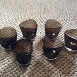 Series of 6 glasses