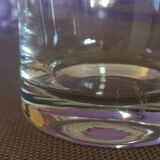 25cm crystal vase with silveriser