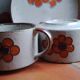 Vintage stoneware mugs