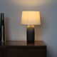 Enamelled stoneware ceramic lamp France 1970